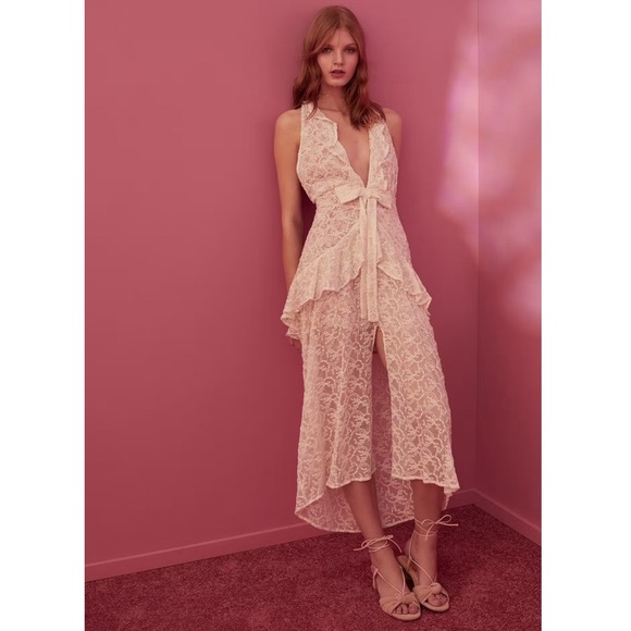 Dresses & Skirts - For Love & Lemons
Sweet Disposition Dress Ivory Floral NWT Large